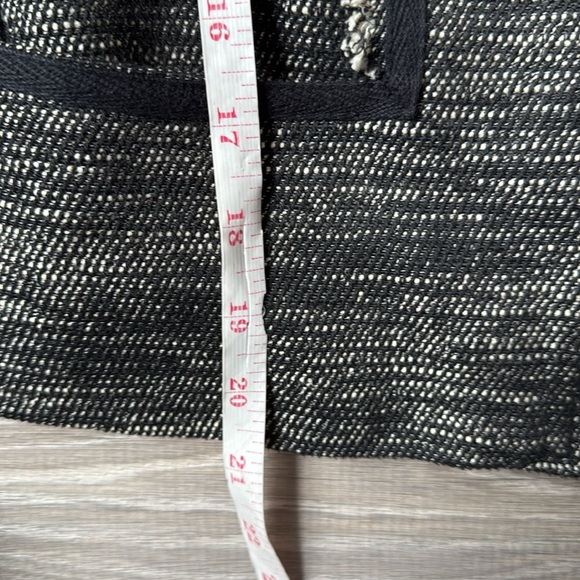 Vince Black Leather Trim Boucle Jacket Size 2 - Picture 14 of 16